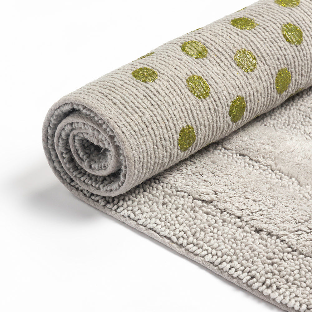 Rosavyn Bloom Bath Mat - Grey