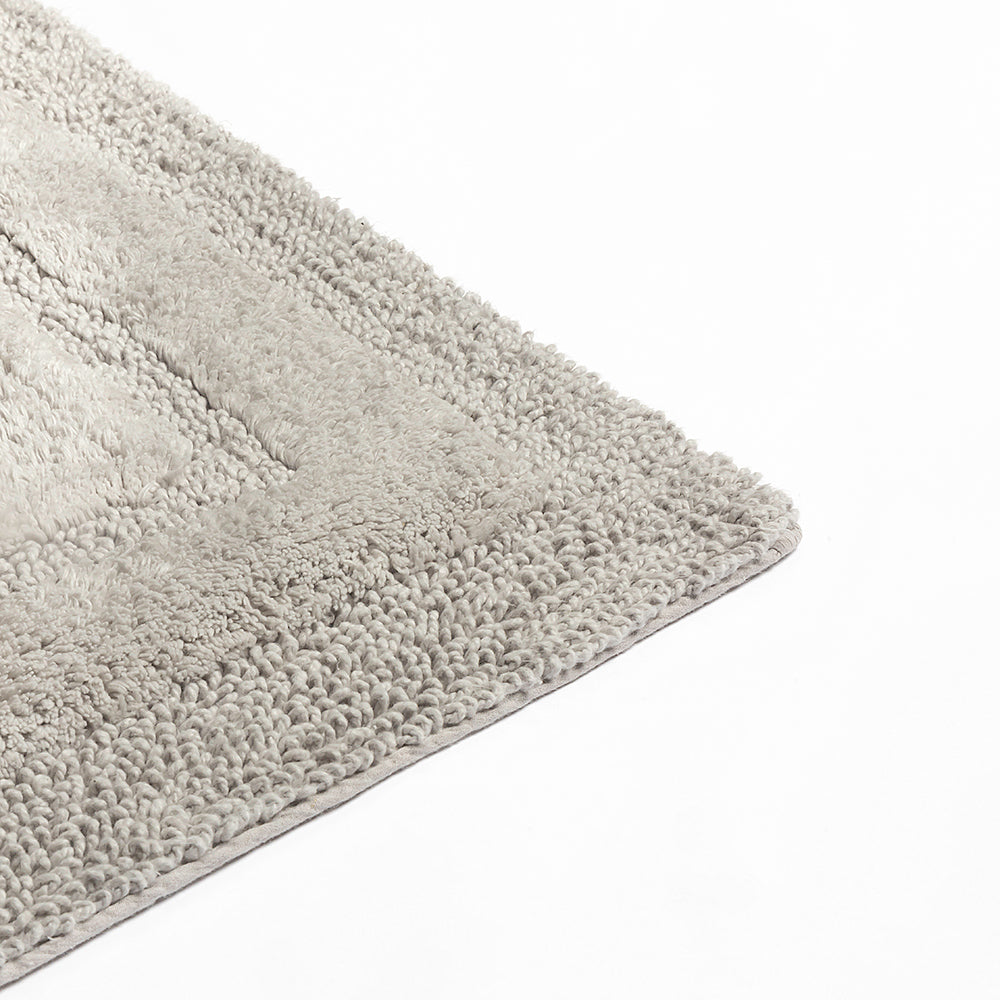 Rosavyn Bloom Bath Mat - Grey