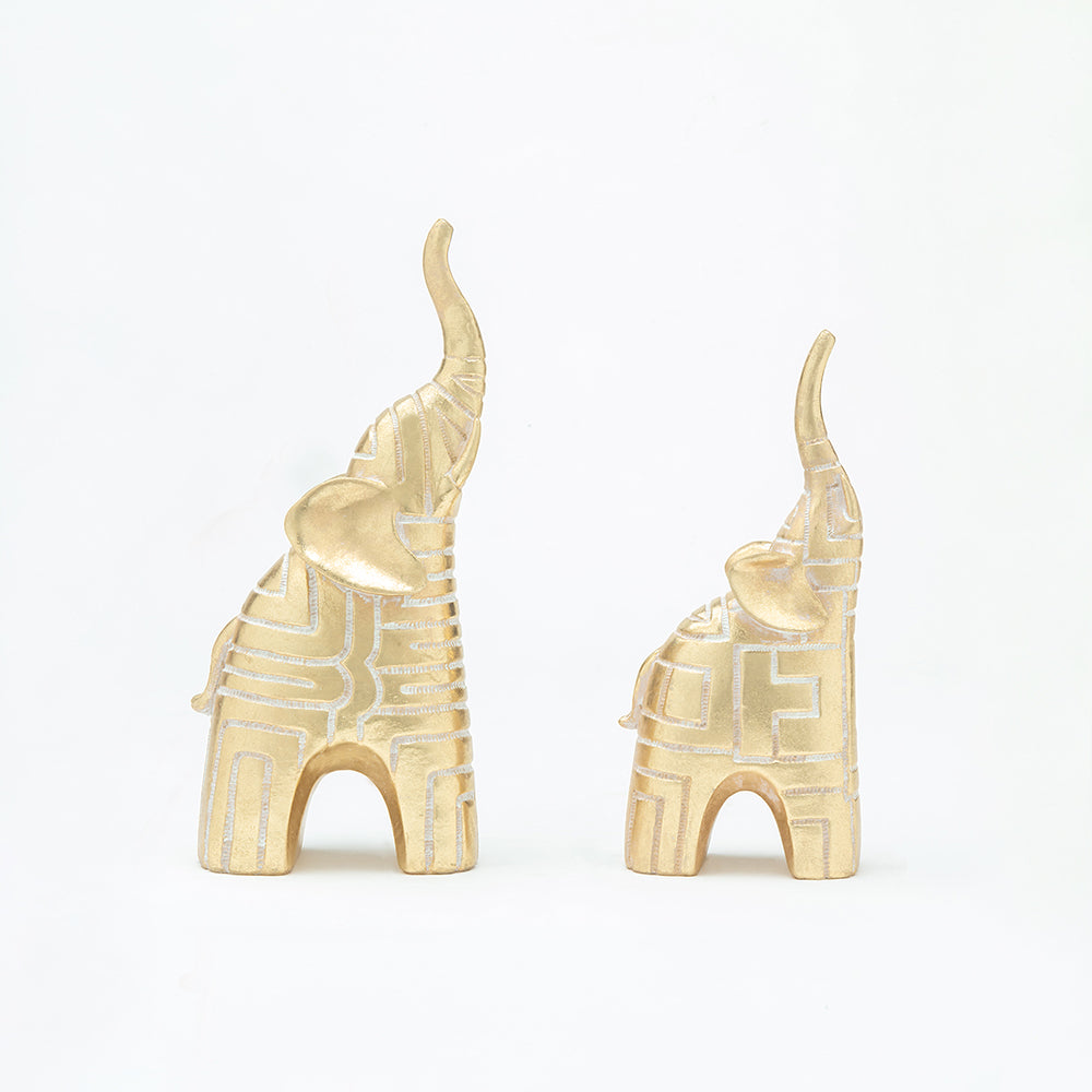 Ionvanta Troy Elephant Statue - Big Small