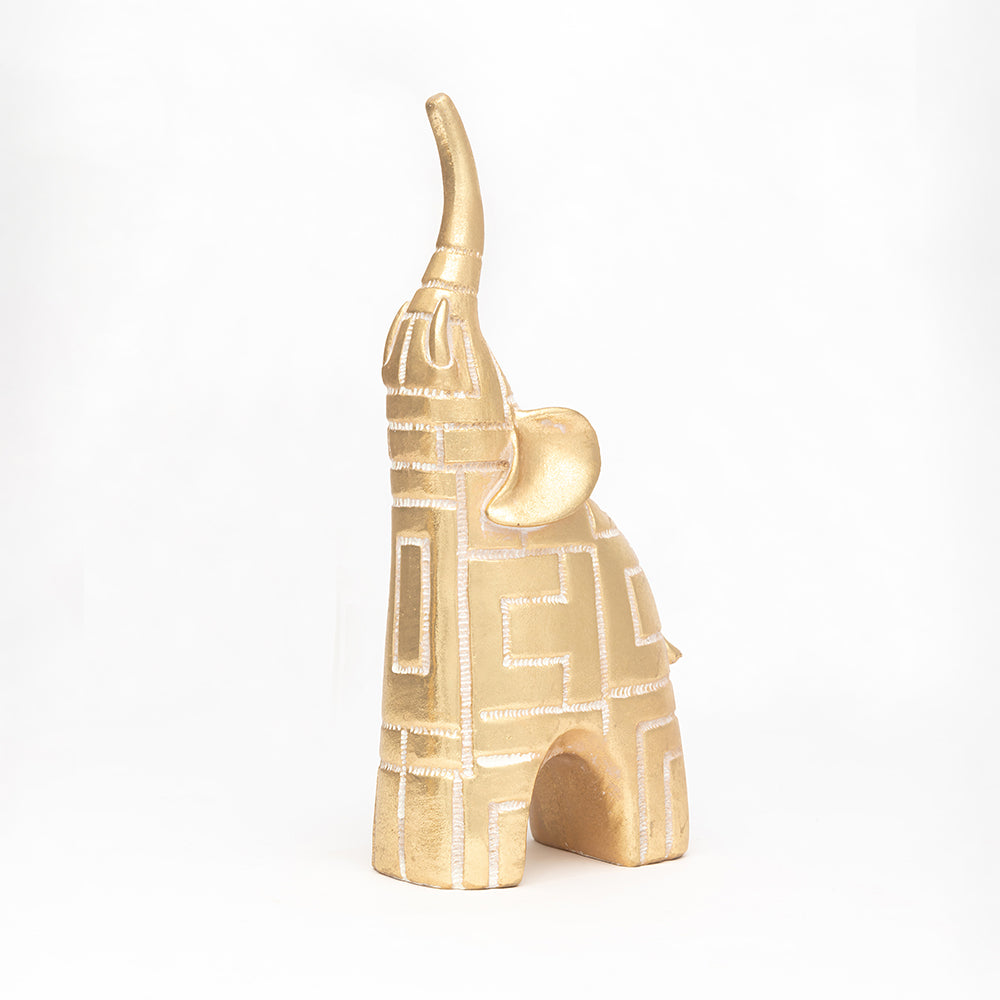 Ionvanta Troy Elephant Statue - Big Small