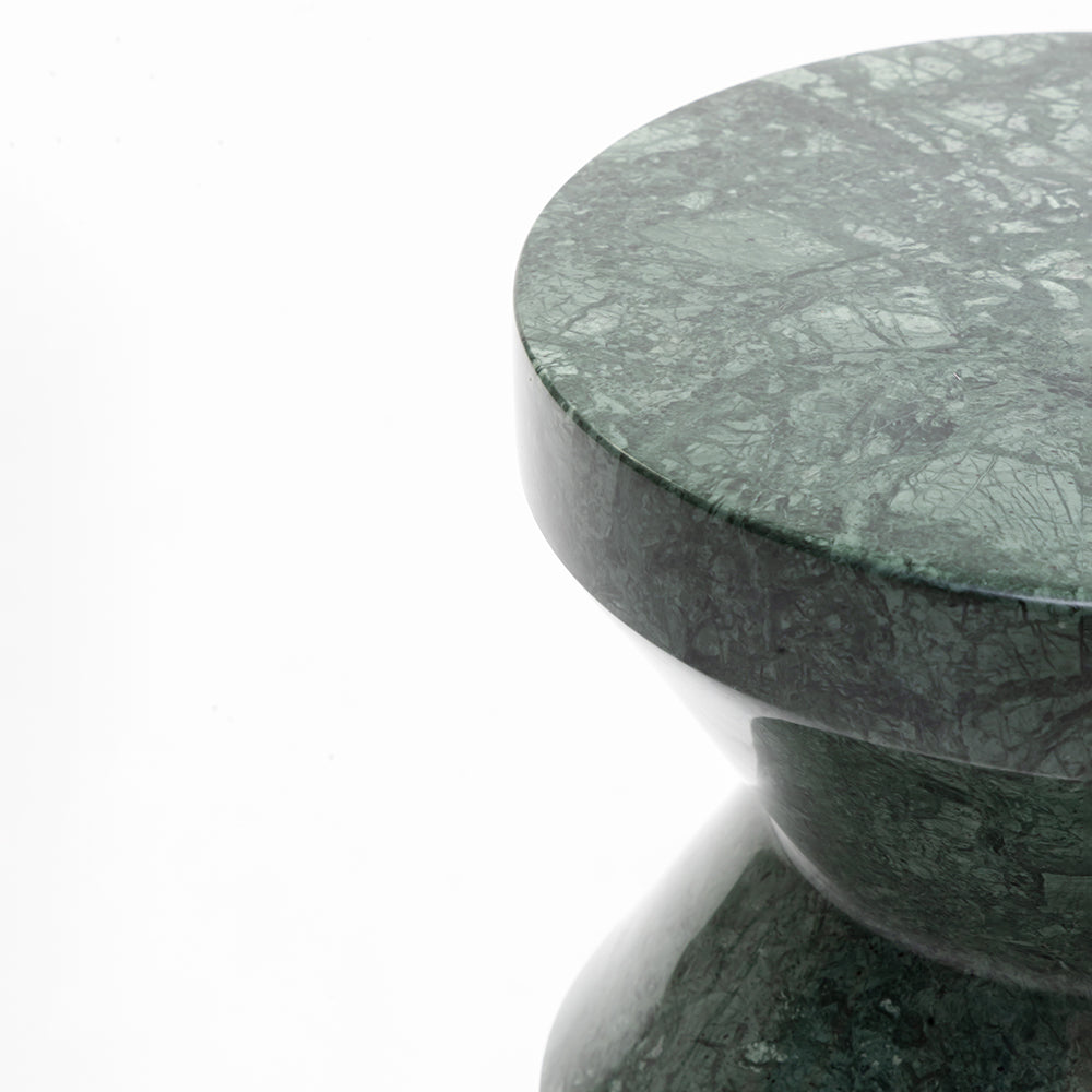 Mantis Green Marble Accent Table