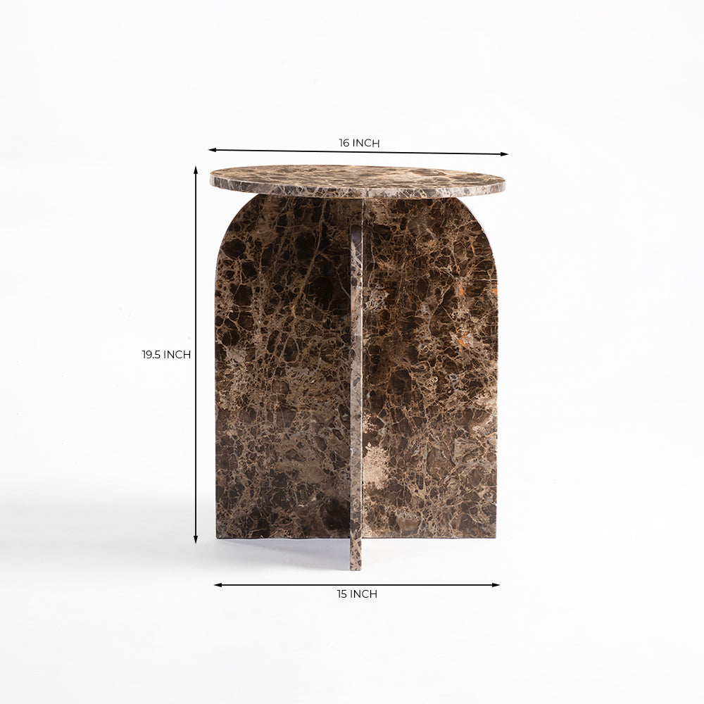 Migo Brown Emprdor Accent Table