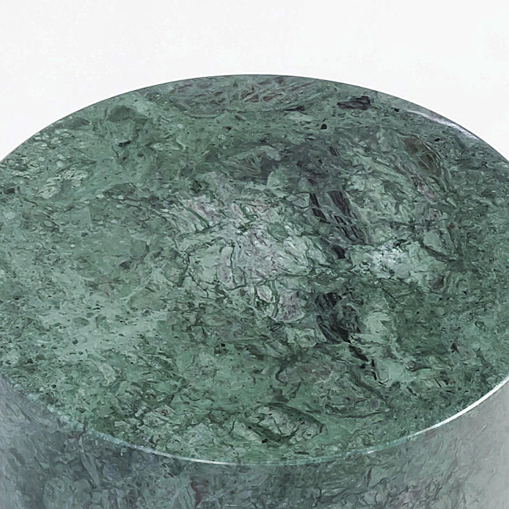 Troye Green Marble Accent Table
