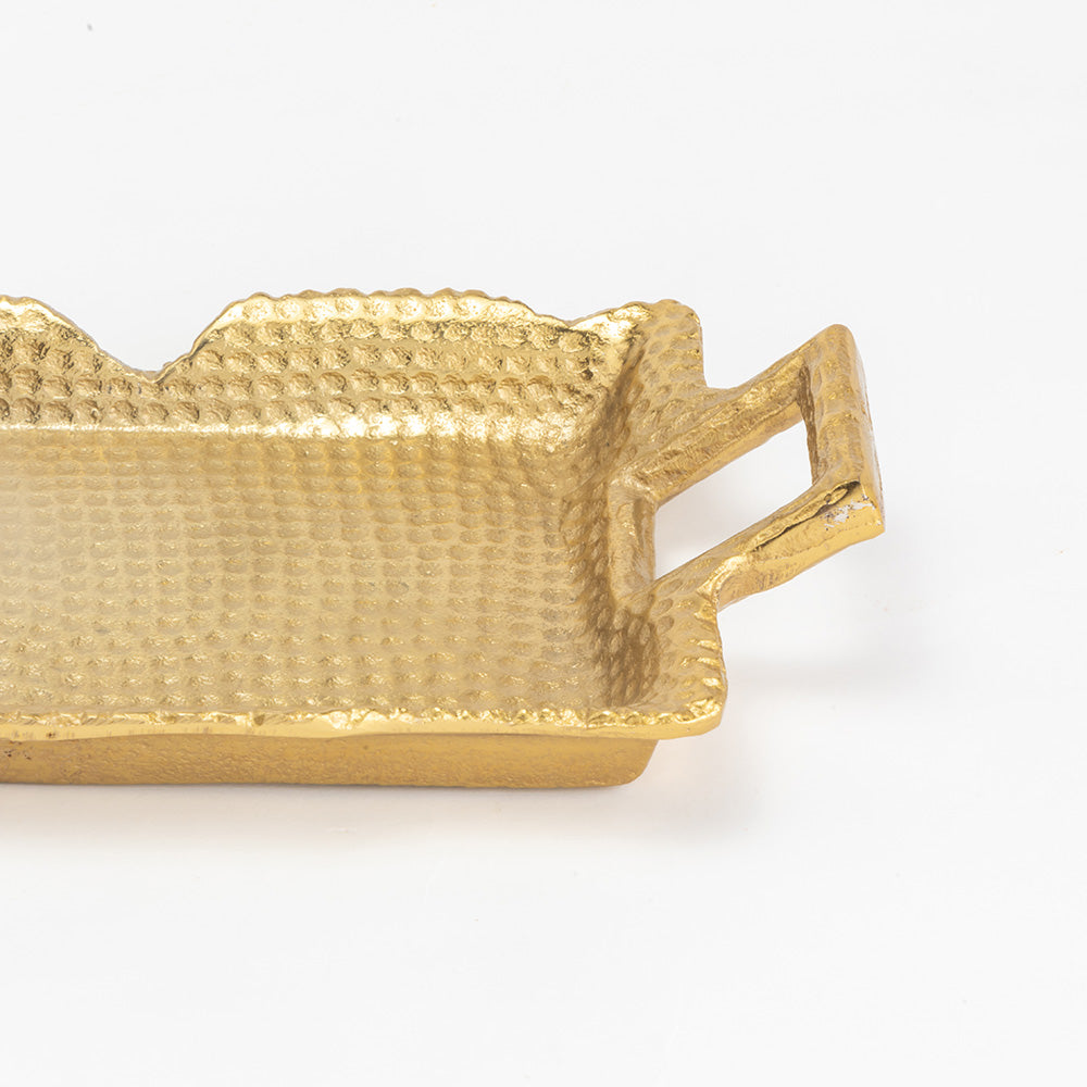 Lovine Handcrafted Aluminium Tray