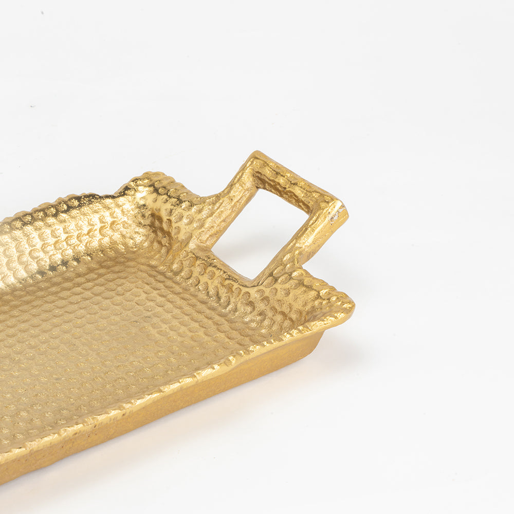Lovine Handcrafted Aluminium Tray