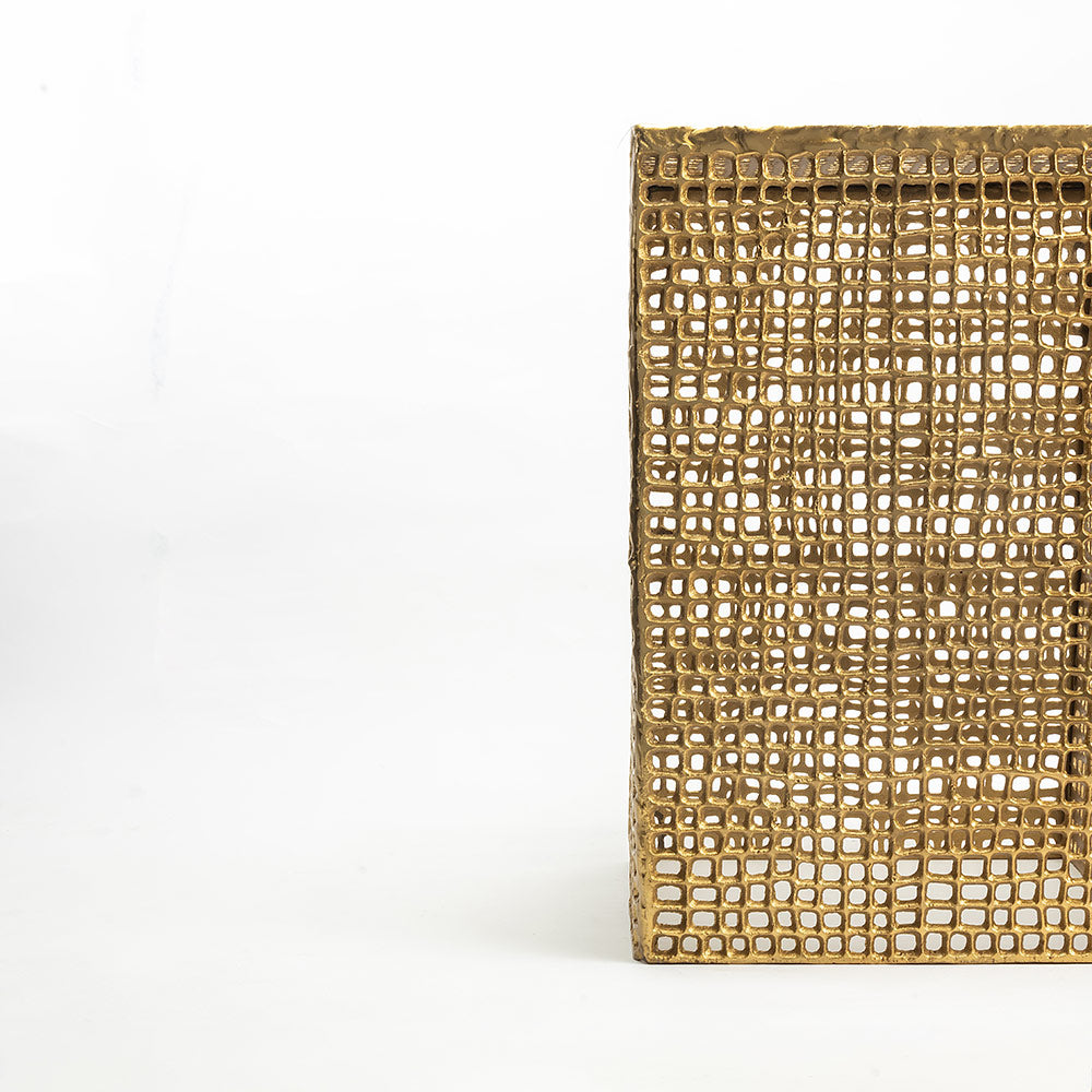 Ben Handcrafted Aluminium Accent Table