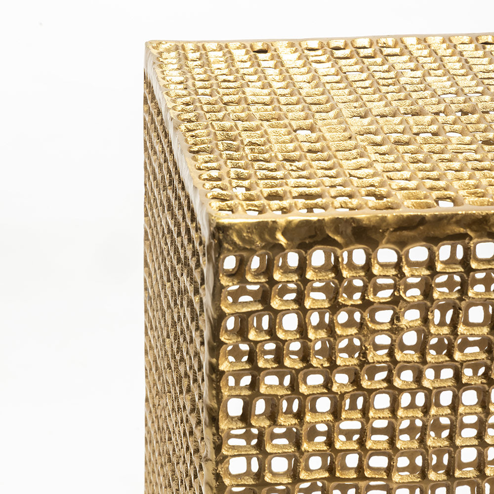 Ben Handcrafted Aluminium Accent Table