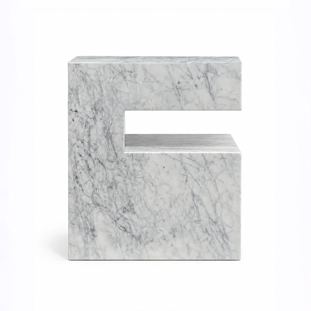 Sawar Marble Motto Accent Table