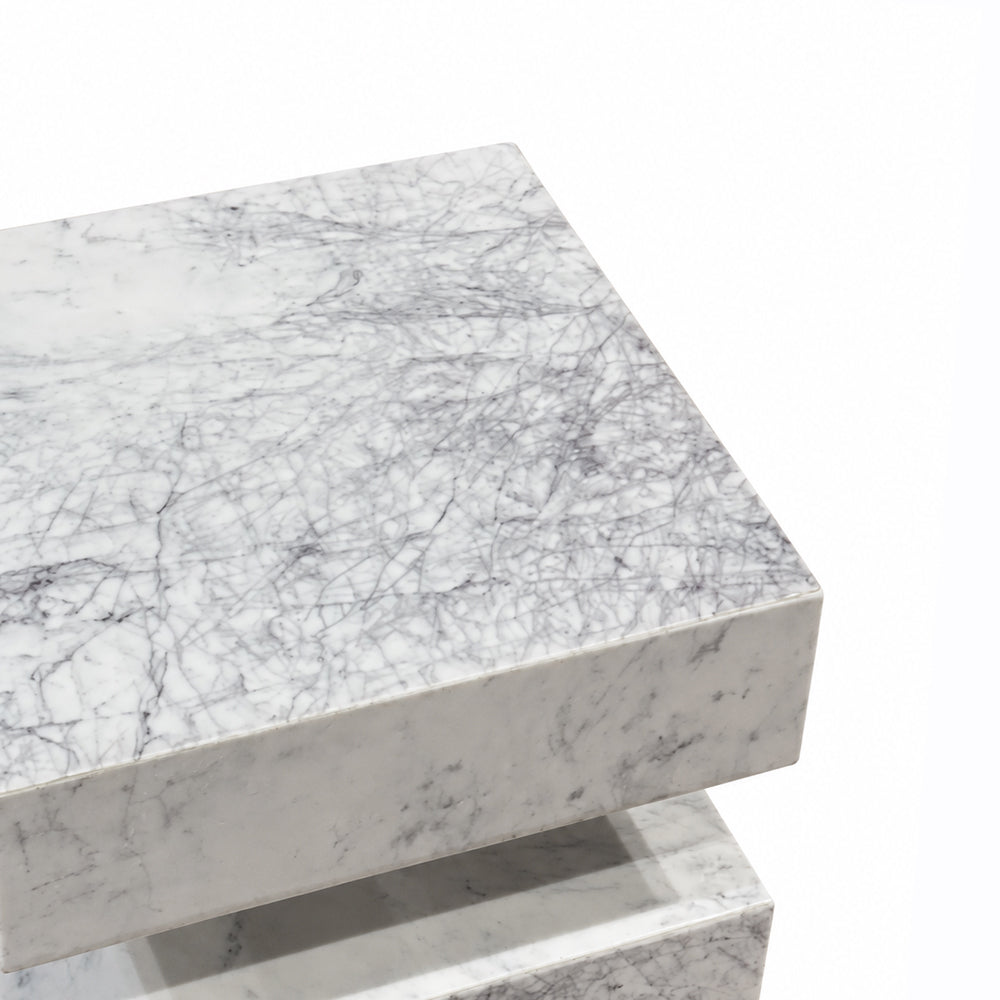 Sawar Marble Motto Accent Table