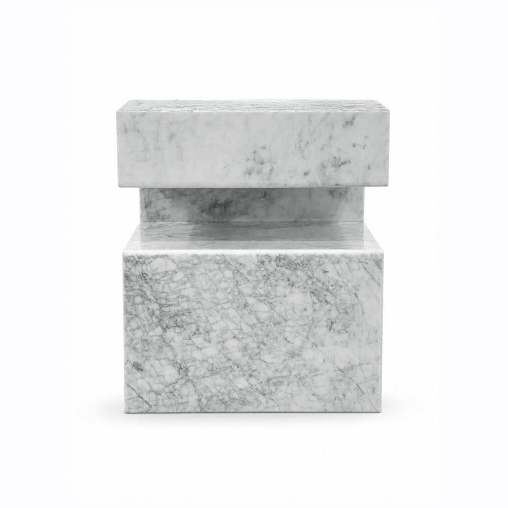 Sawar Marble Motto Accent Table
