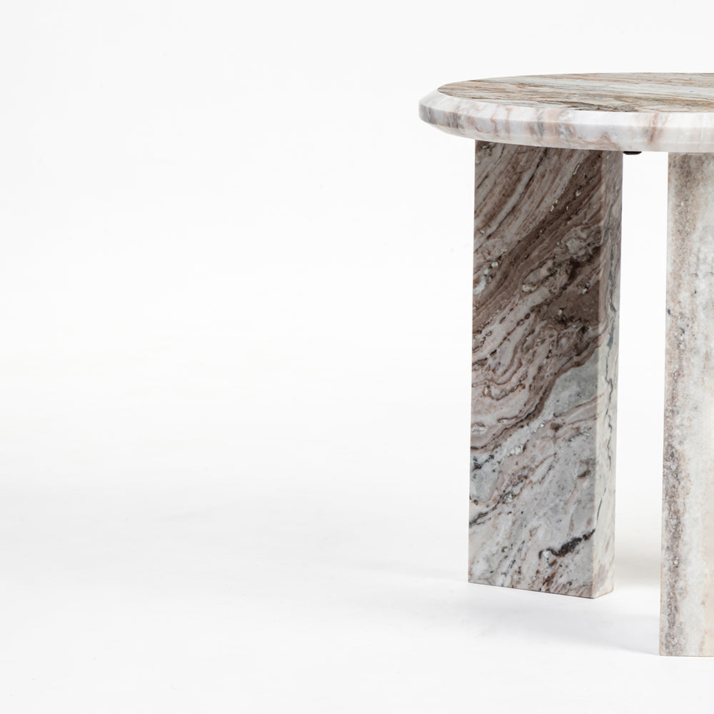 Miggo Sawar Marble Round Coffee Table - Small