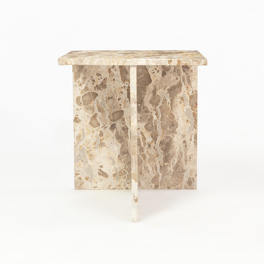 Panther Marble Cyril Accent Table