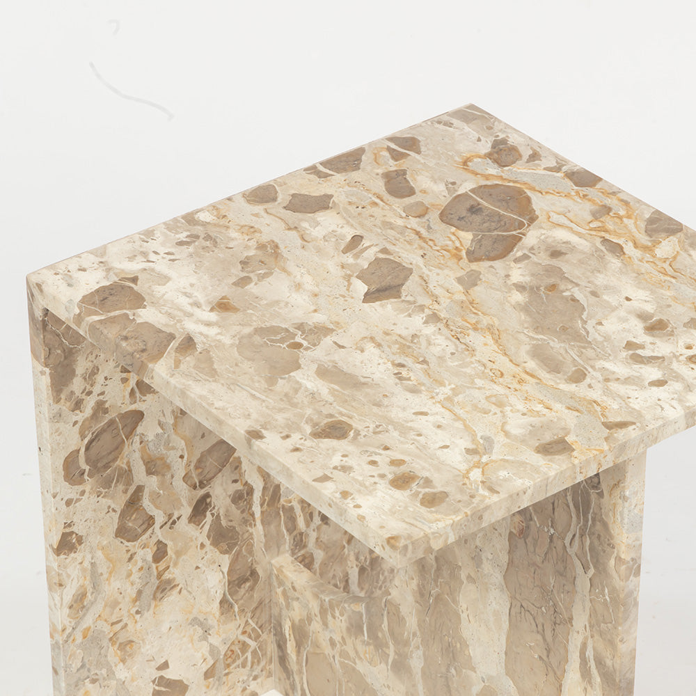 Panther Marble Cyril Accent Table