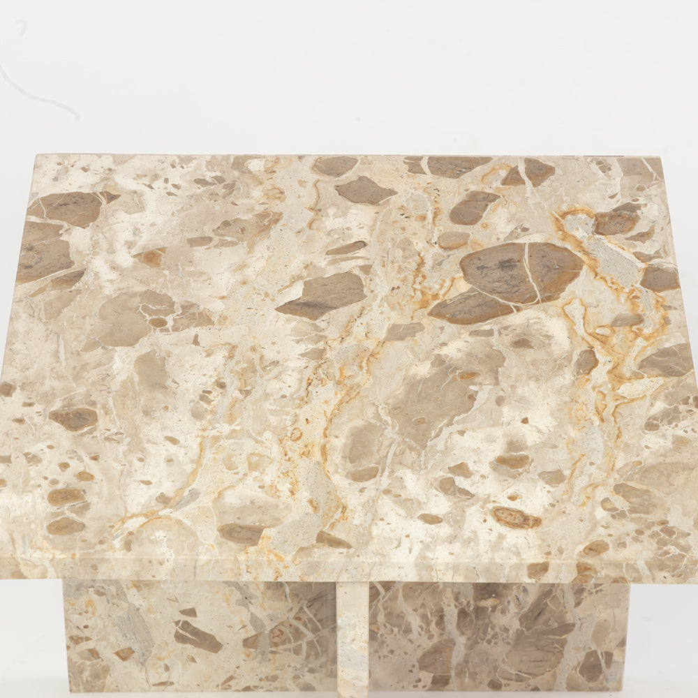 Panther Marble Cyril Accent Table