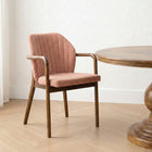 Boucle Onboa Dining Char with Parawood