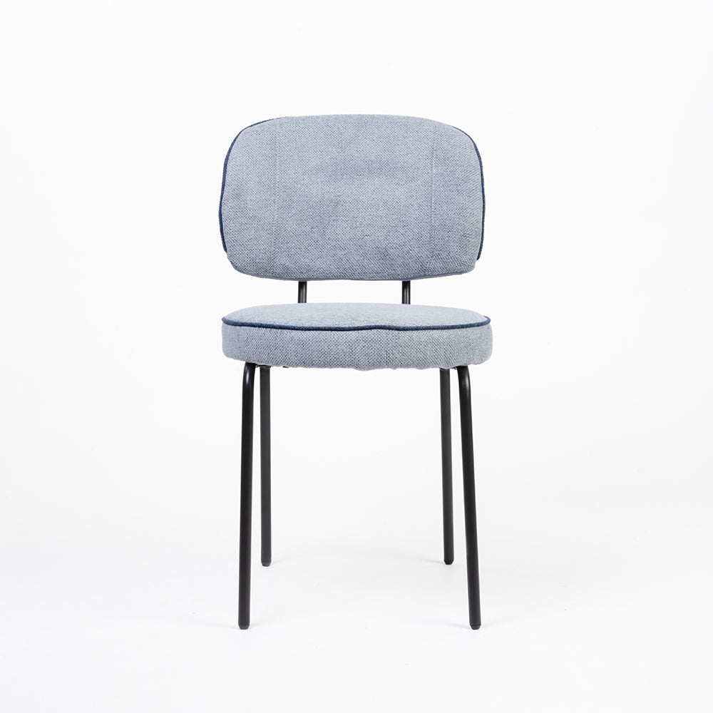 Cotton Relae Dining Chair with Metal