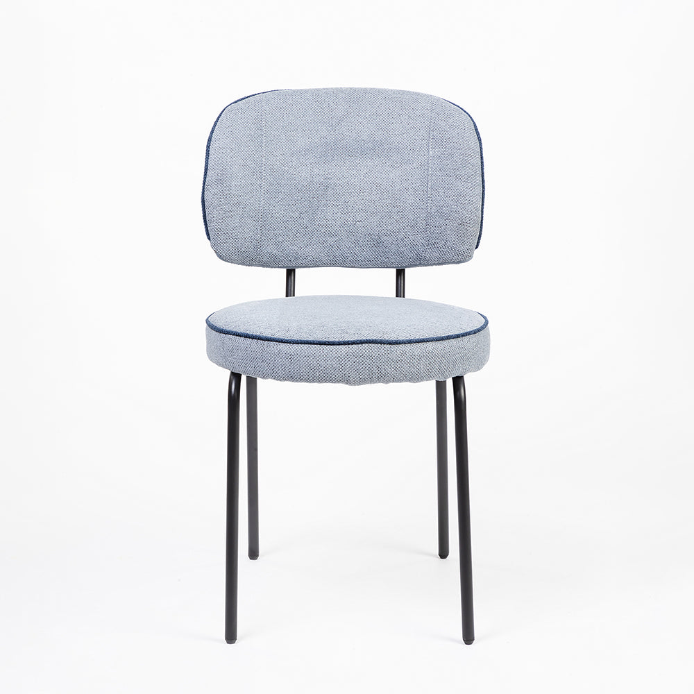 Cotton Relae Dining Chair with Metal