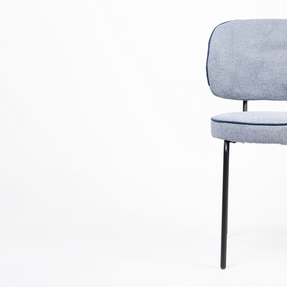 Cotton Relae Dining Chair with Metal