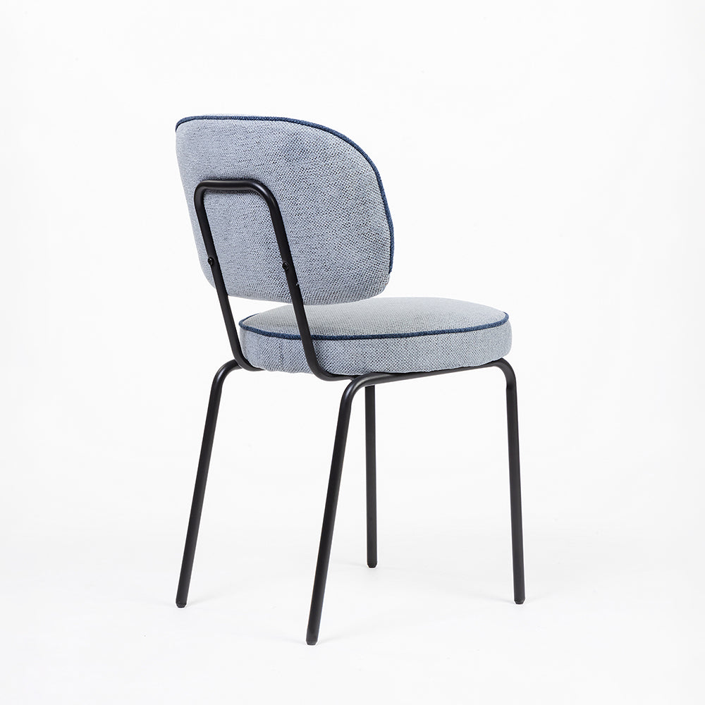 Cotton Relae Dining Chair with Metal