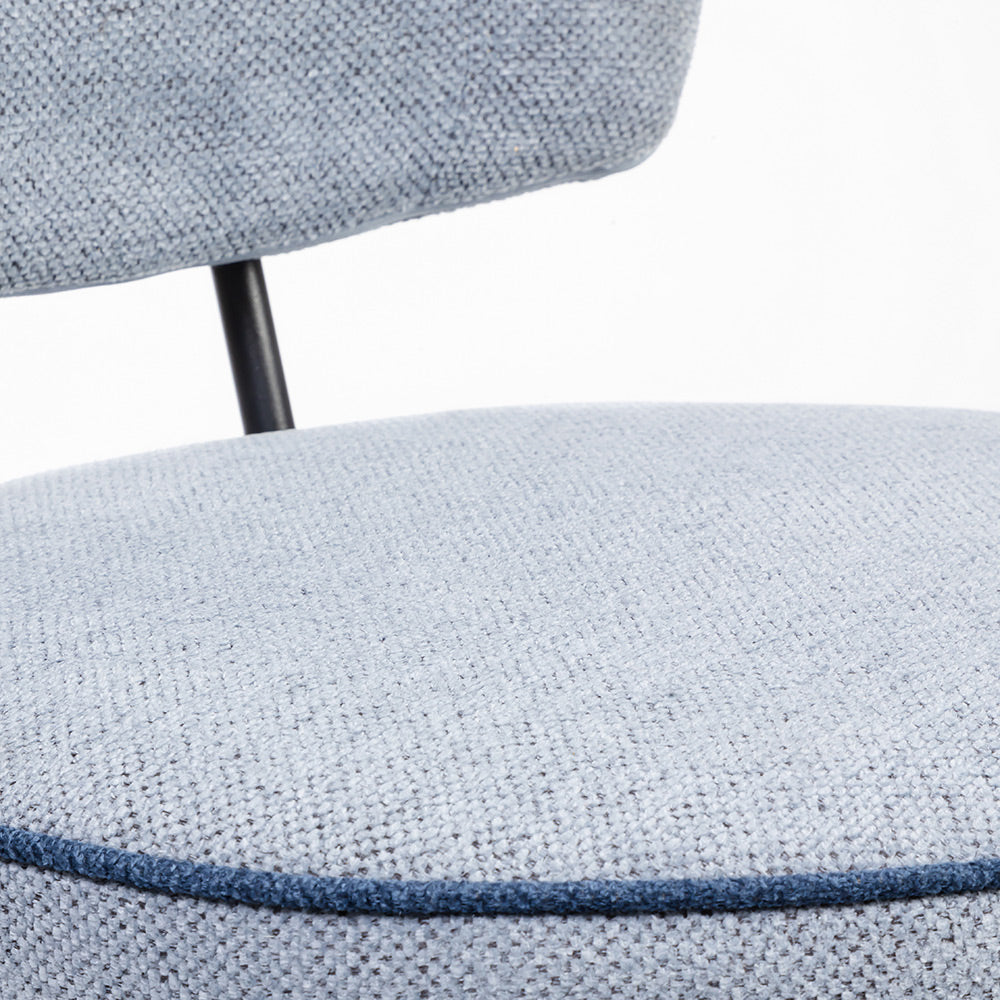 Cotton Relae Dining Chair with Metal