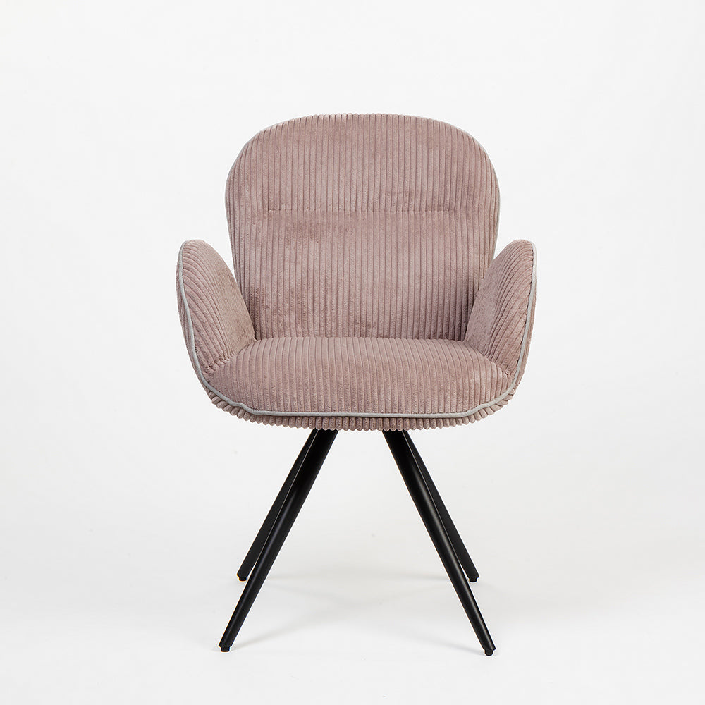 Velvet Jhene Dining Chair with Metal