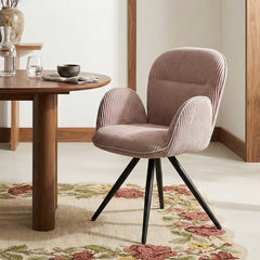 Velvet Jhene Dining Chair with Metal