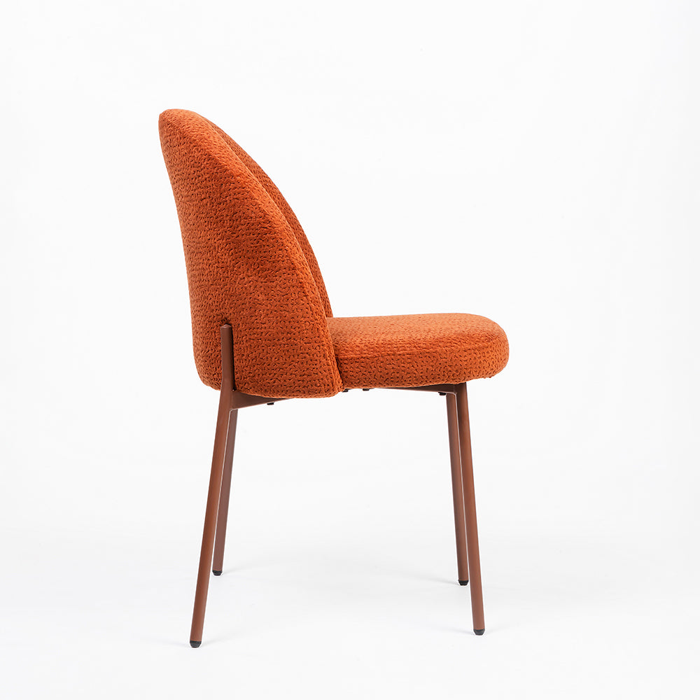 Boucle Alici Dining Chair with Metal