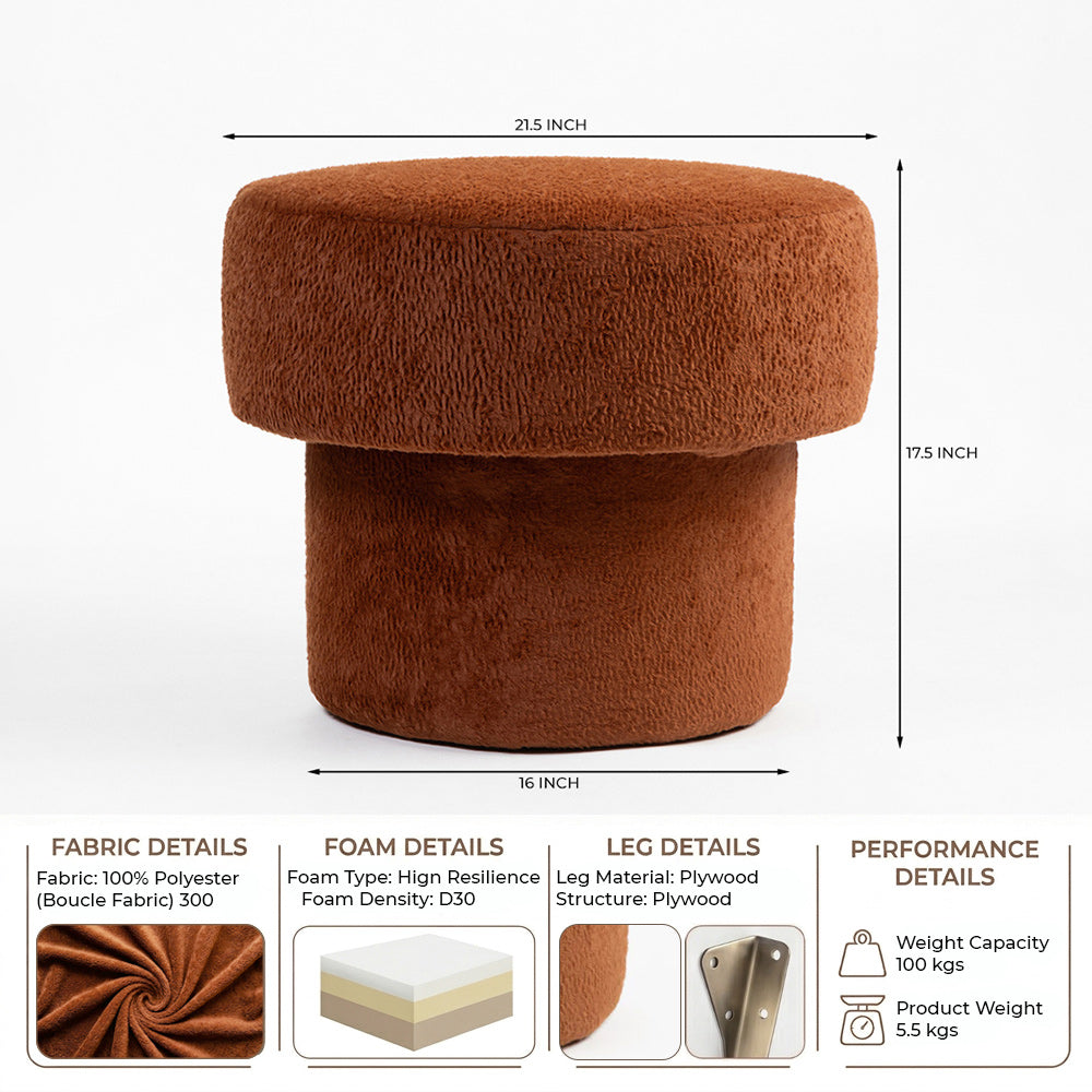 Offse Boucle Pouf