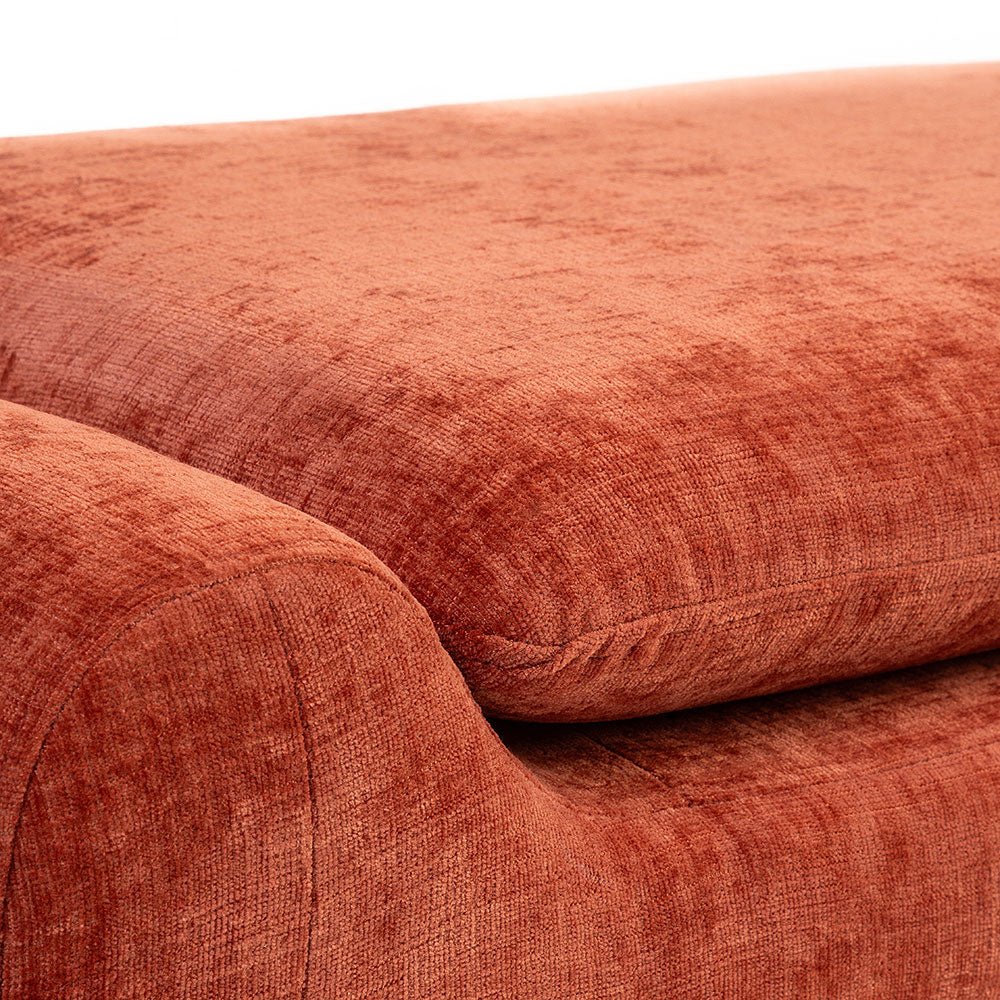 Mustar Velvet Bench
