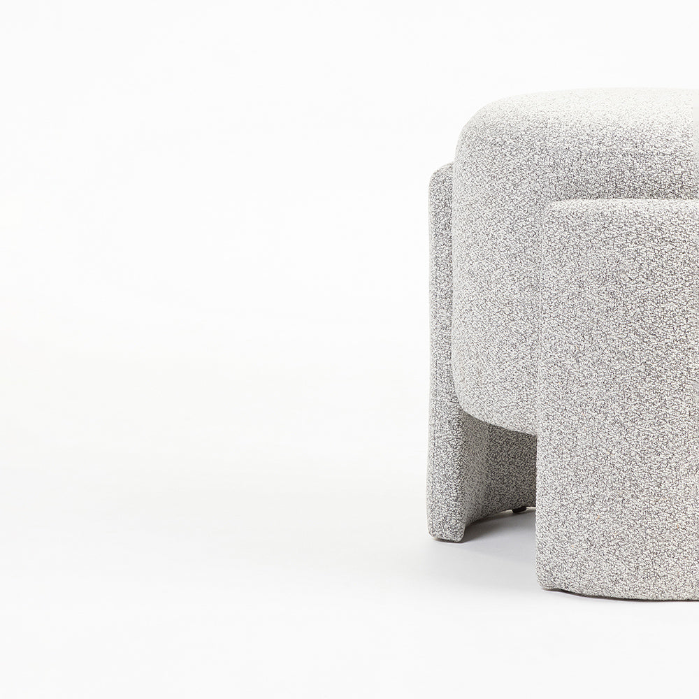 Zootie Linen Pouf