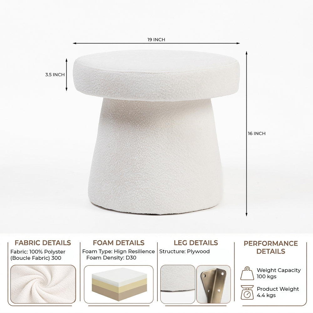 Clawz Boucle Pouf