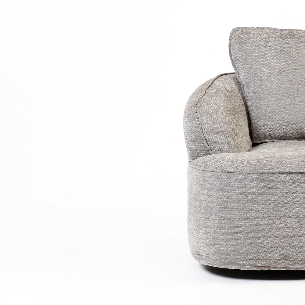 Lithe Swivel Boucle Chair