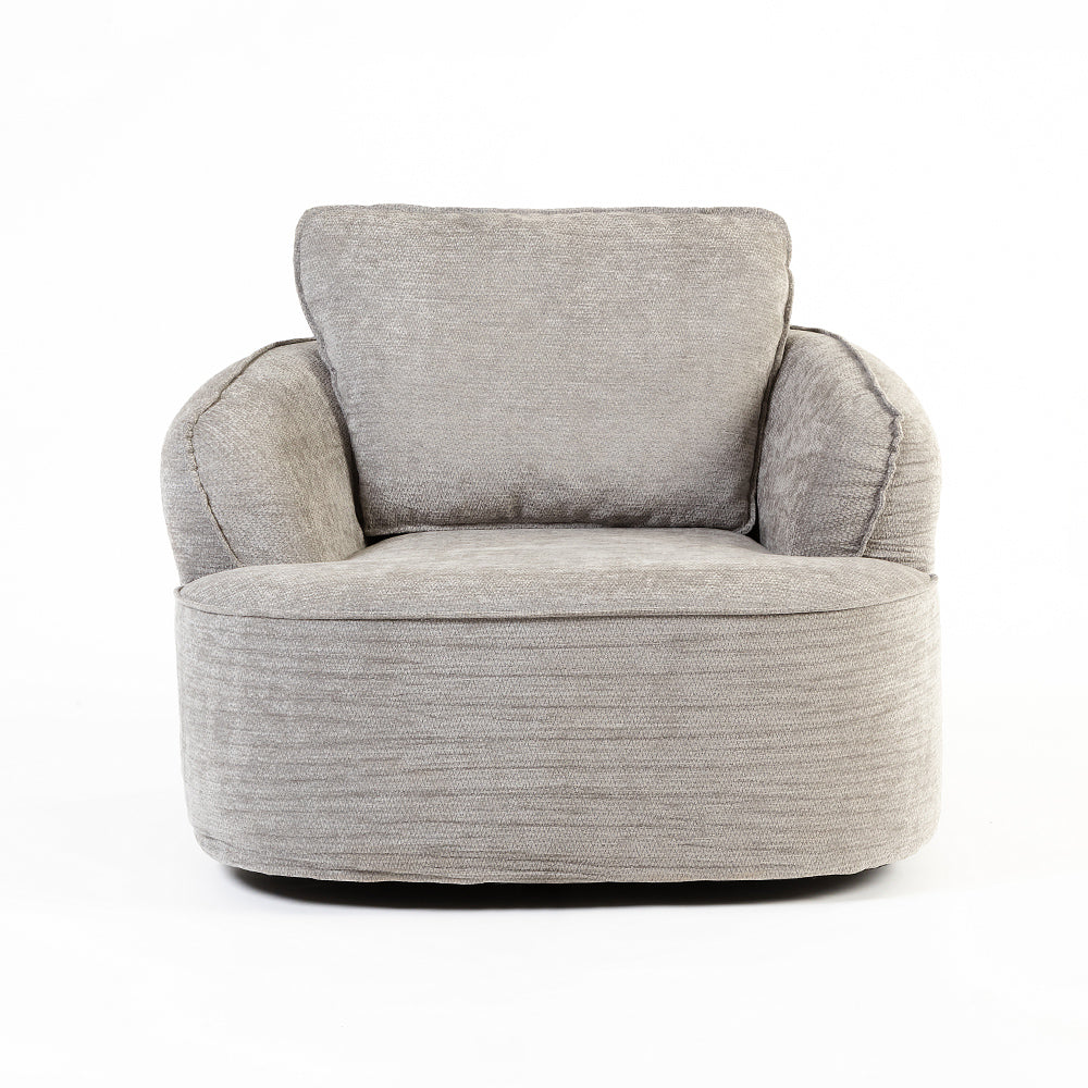 Lithe Swivel Boucle Chair