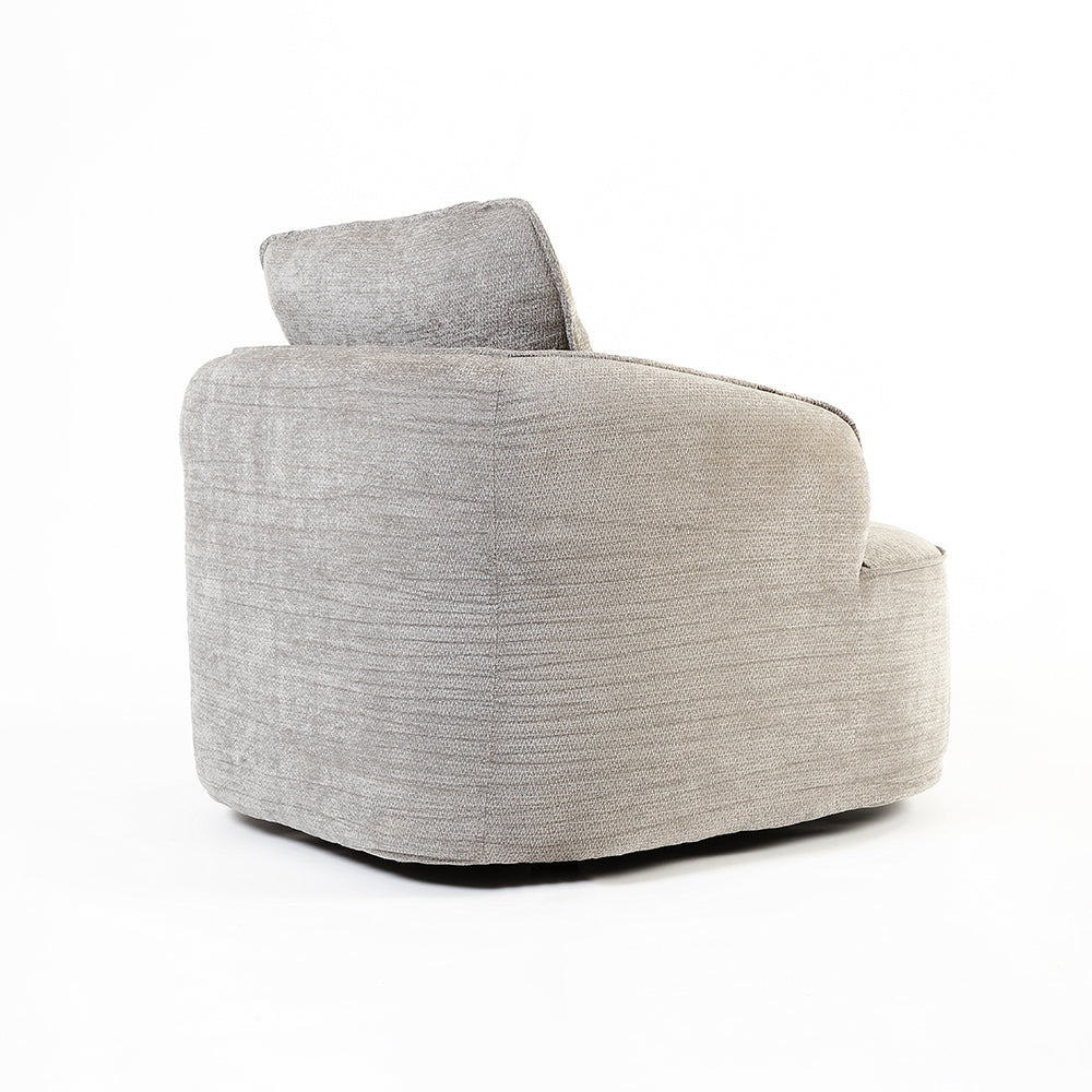 Lithe Swivel Boucle Chair