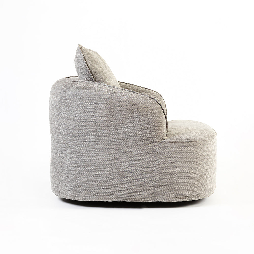 Lithe Swivel Boucle Chair