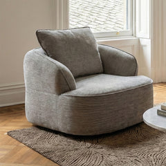 Lithe Swivel Boucle Chair