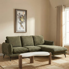 Tonite Reversible Velvet 3 Seater Sofa