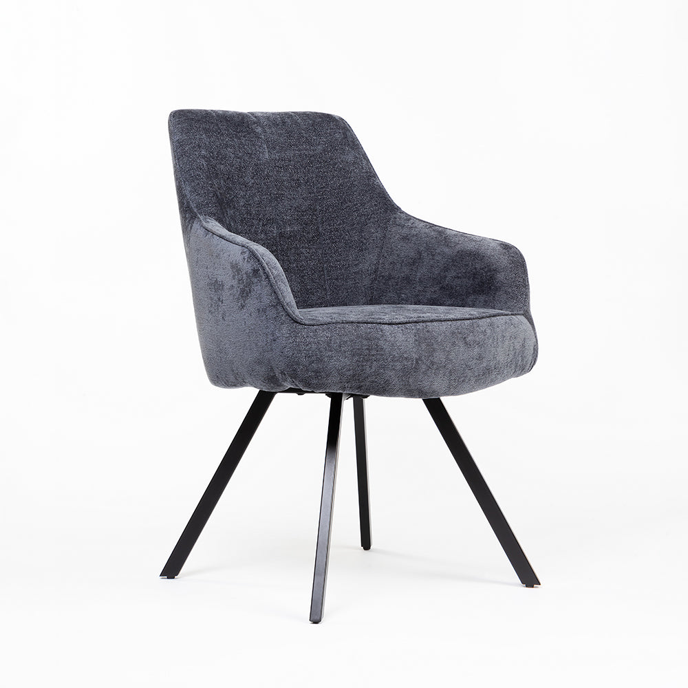 Koda Boucle Dining Chair with Metal