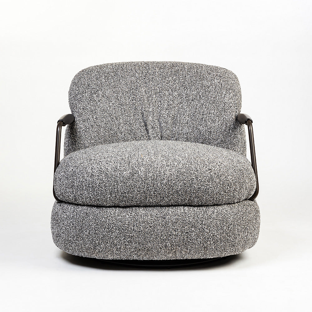 Sebum Boucle Swivel Chair