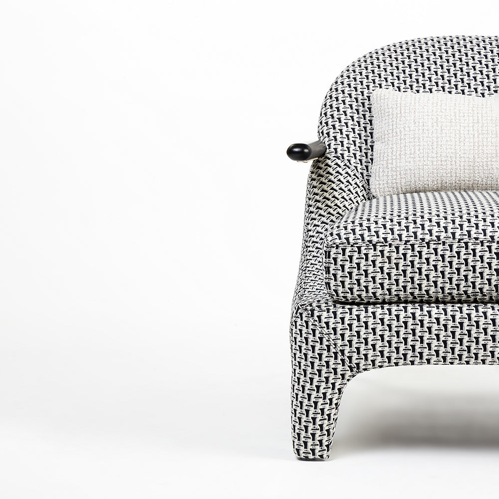 Walkr Cotton Arm Chair