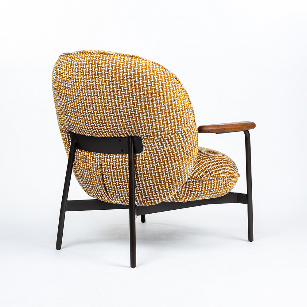 Vacayno Boucle Chair with Wood