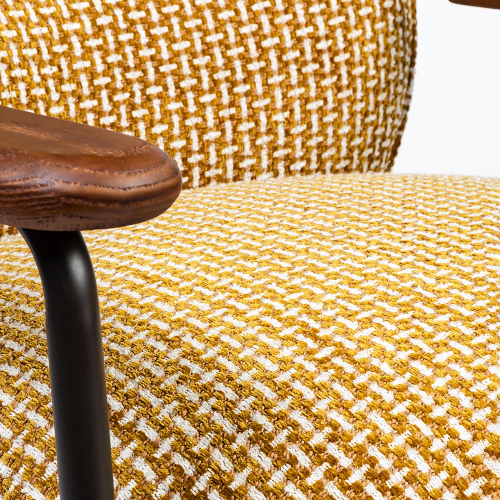 Vacayno Boucle Chair with Wood