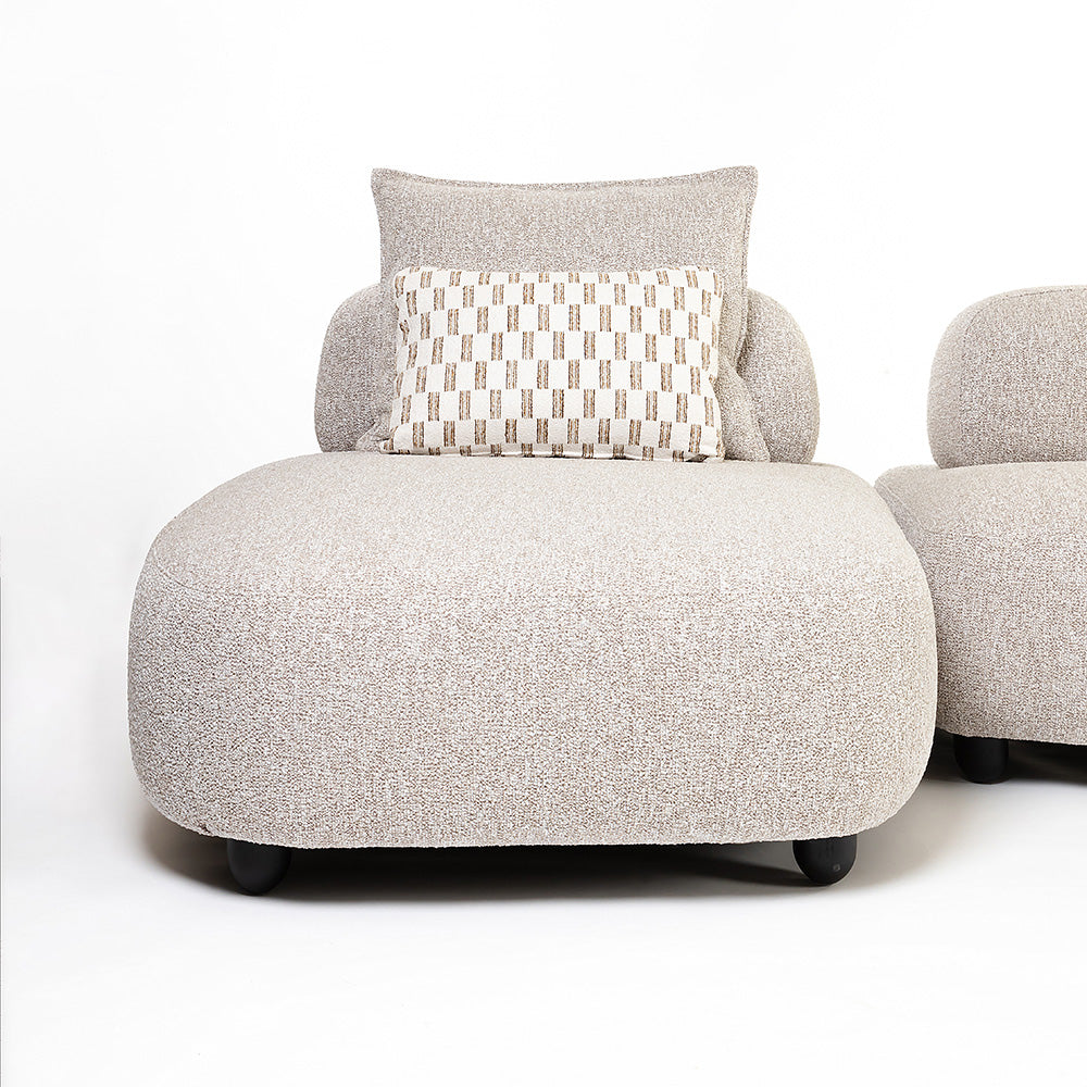 Laughy Boucle 5 Seater Sofa Set