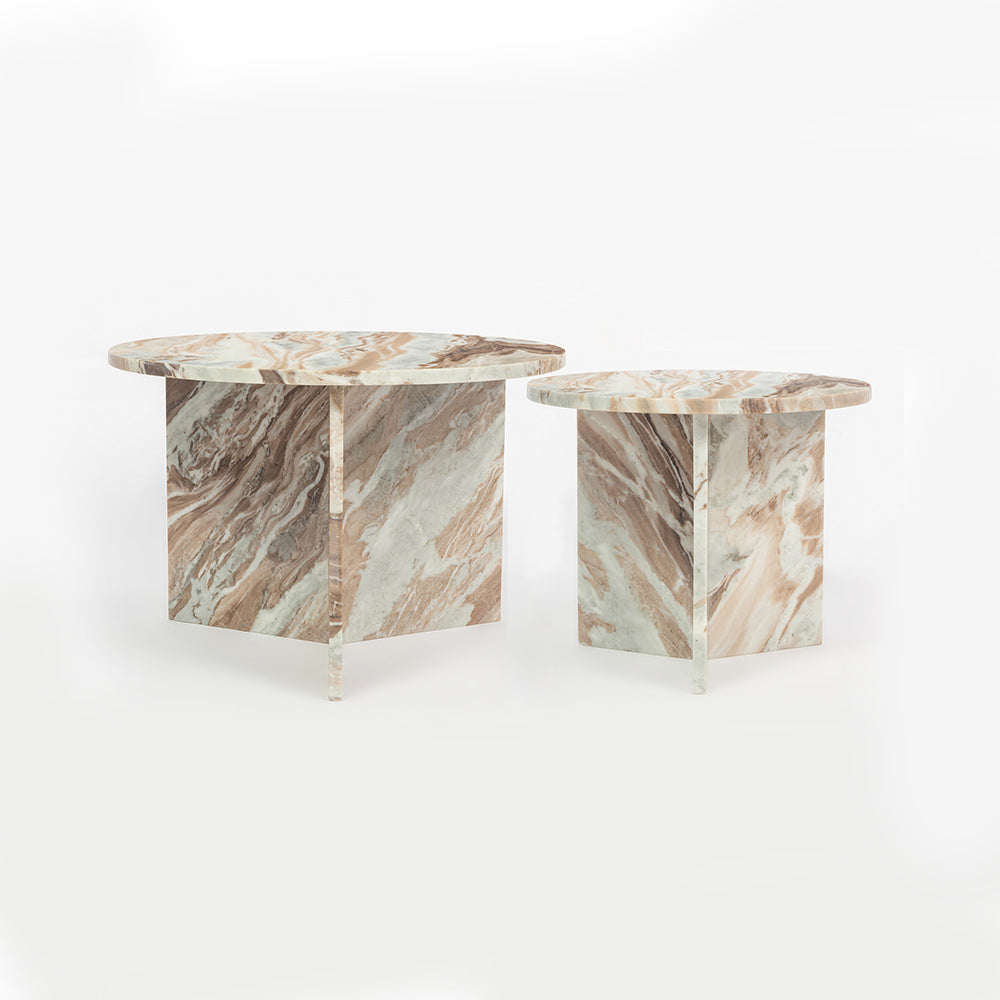 Marble Drift Coffee Table Set of 2 - All Big Small