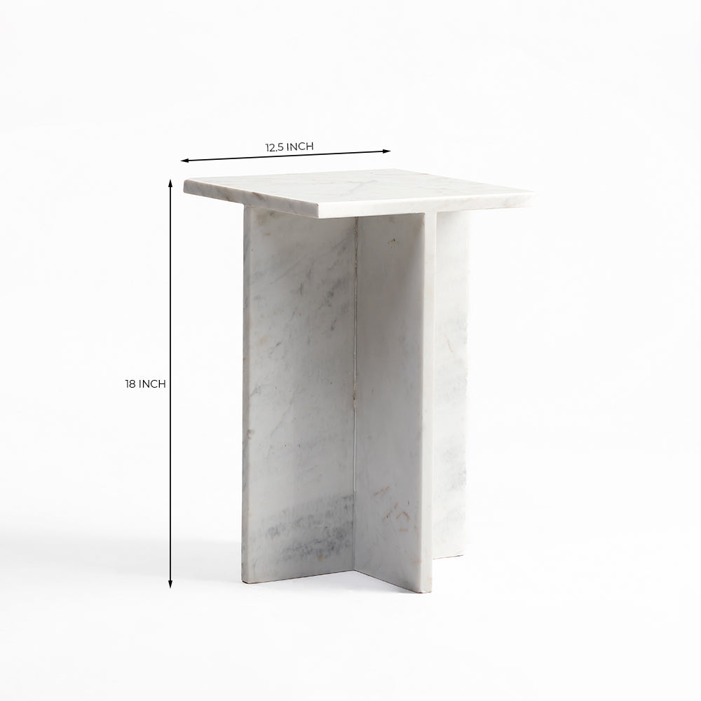 Baswara Marble Osro Accent Table
