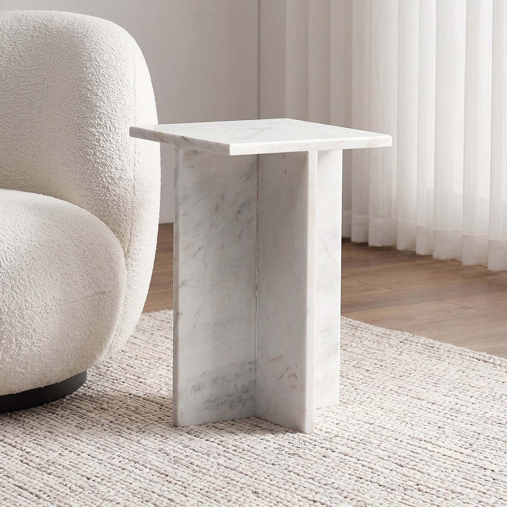 Baswara Marble Osro Accent Table