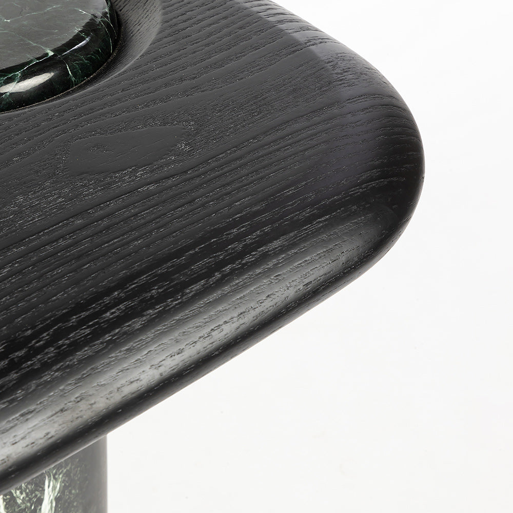 MDF Grover Coffee Table Set of 2 with Wooden Base