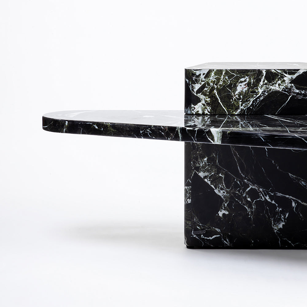 Marble Bronski Coffee Table with Metal Legs