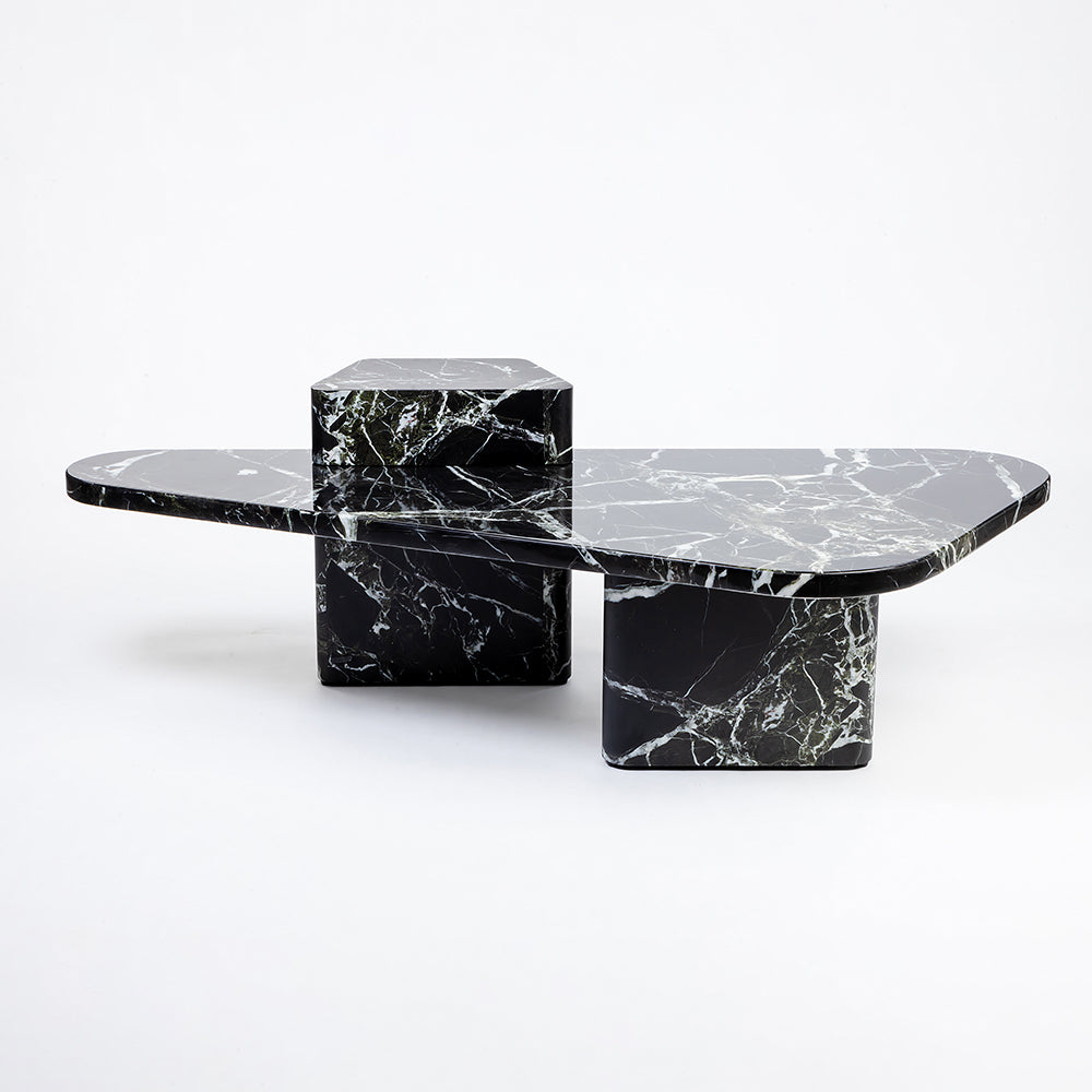 Marble Bronski Coffee Table with Metal Legs