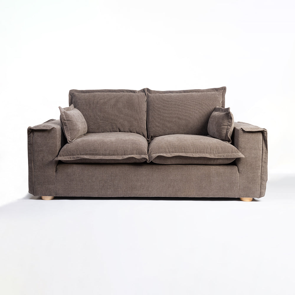 Chenille Fergie 2-Seater Sofa -  Bracken